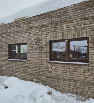 Керамоблок: полное остекление загородного дома